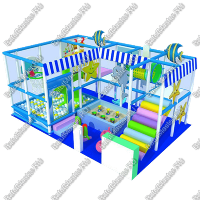 Детский игровой лабиринт «Голубой бриз»