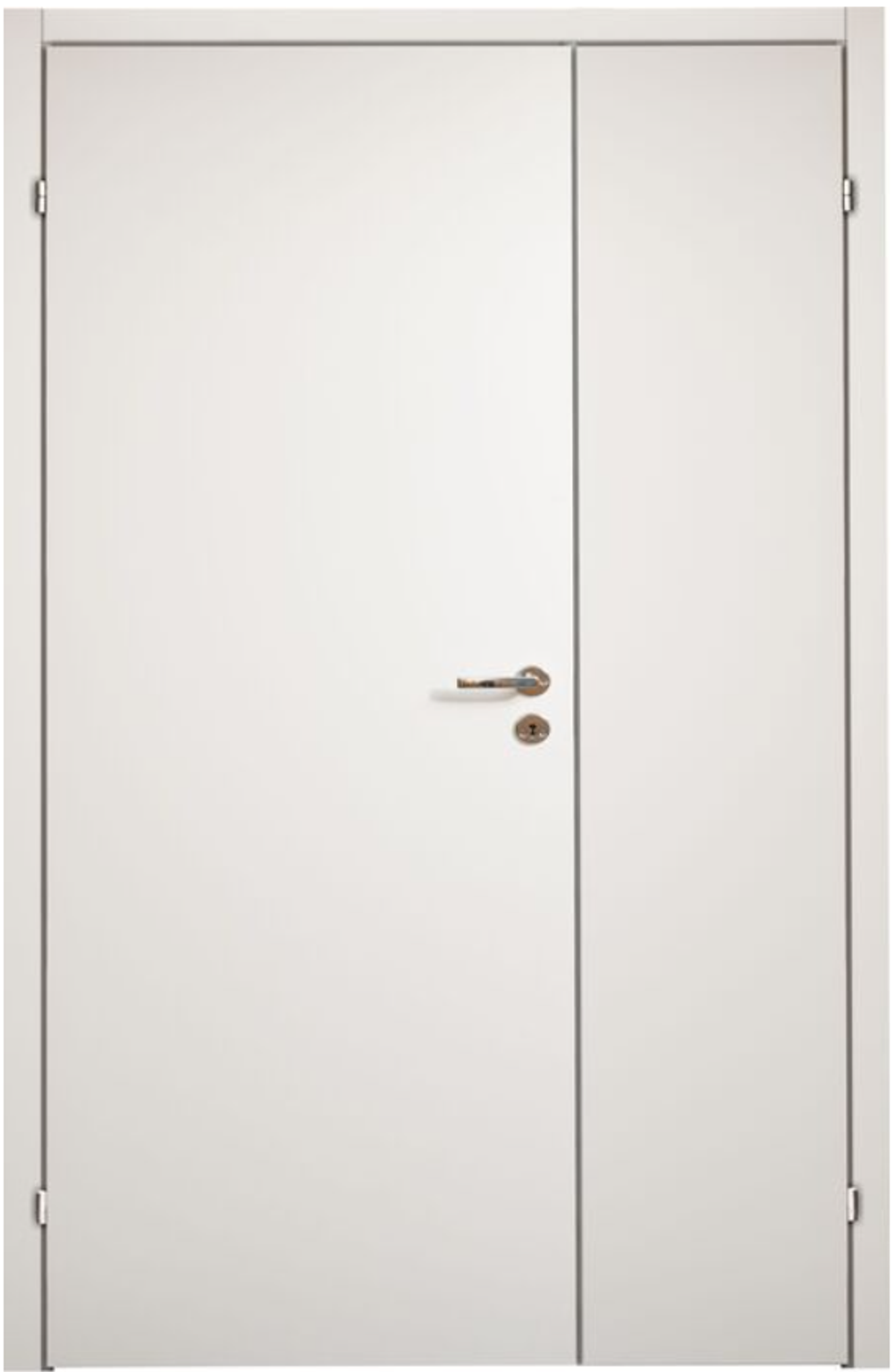 Дверной блок ОКРАШ. Белый (двупольный)