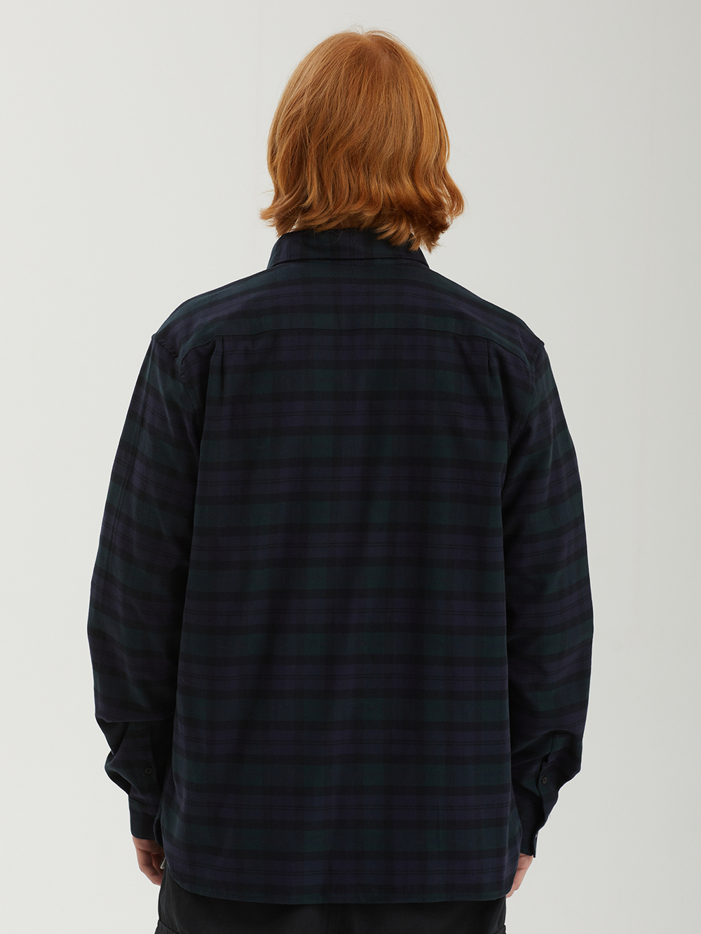 Мужская Рубашка Blackwatch Tartan Brushed Twil