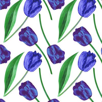 Тюльпаны и листики