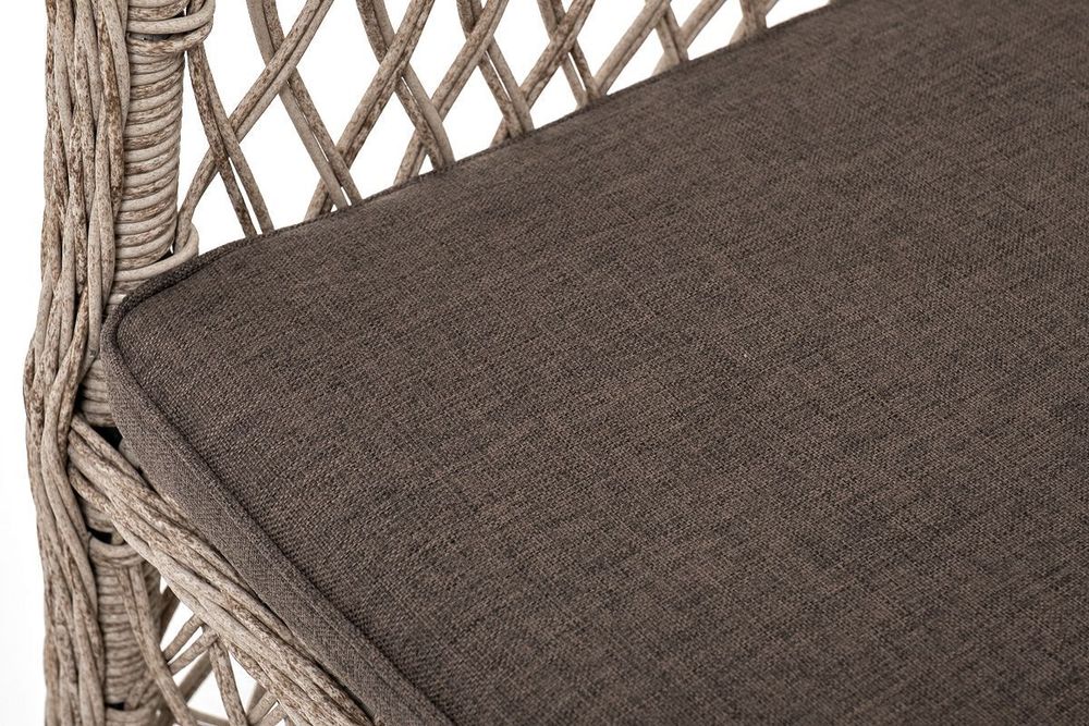 "Эспрессо-80 L" обеденная группа плетеная, цвет бежевый