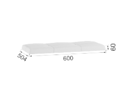 Мягкое сиденье Бруклин 60ПСМ-1