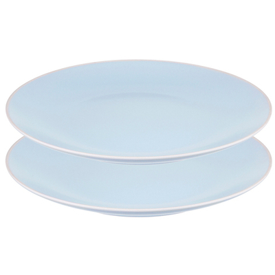 Набор обеденных тарелок simplicity, D26 см, голубые, 2 шт.