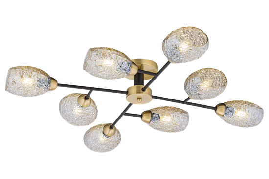 40285MDP/8 MBK+AB (1) Люстра (NW)