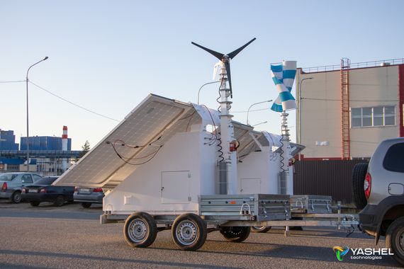Передвижная электростанция ветро-солнечная, фото №776002561