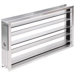 Клапан воздушный SHUFT DRr 700х200 с подставкой под электропривод