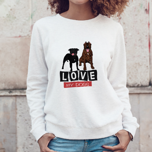 Свитшот "Стафф - LOVE"