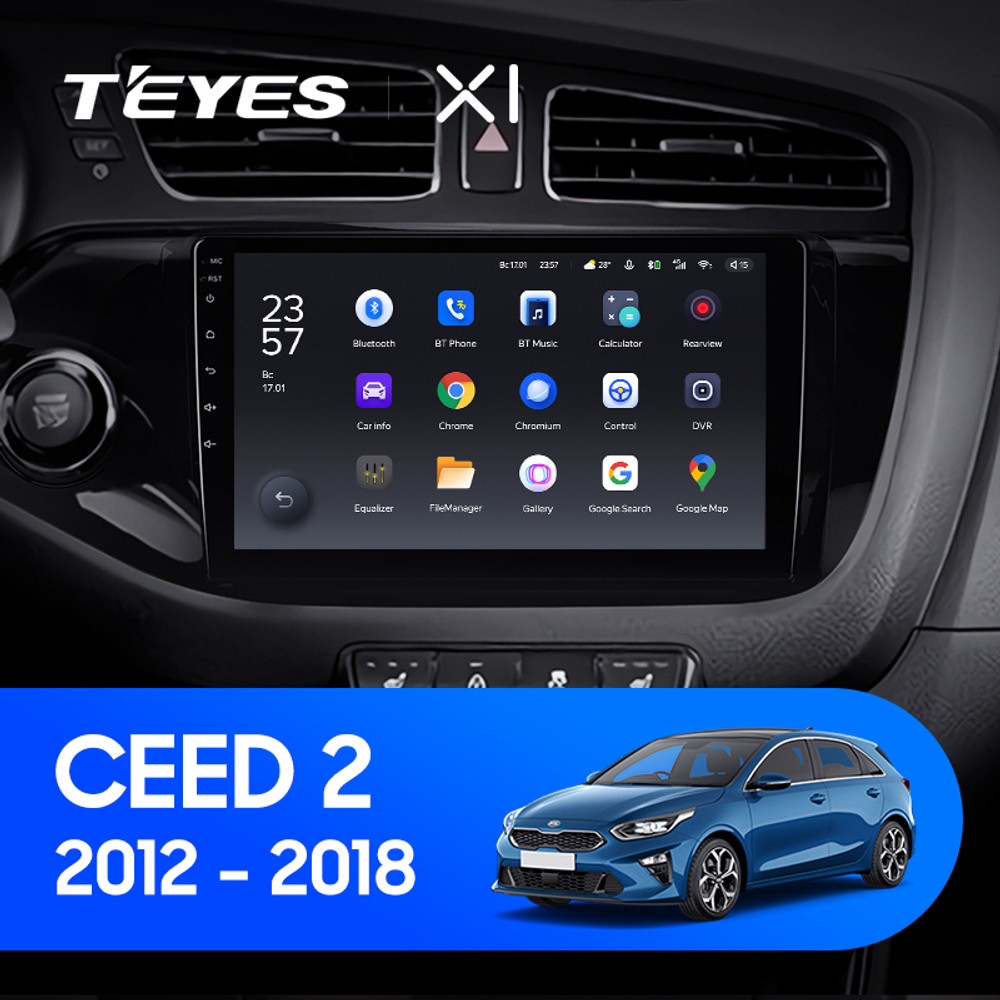 Teyes X1 9" для KIA Ceed 2012-2018