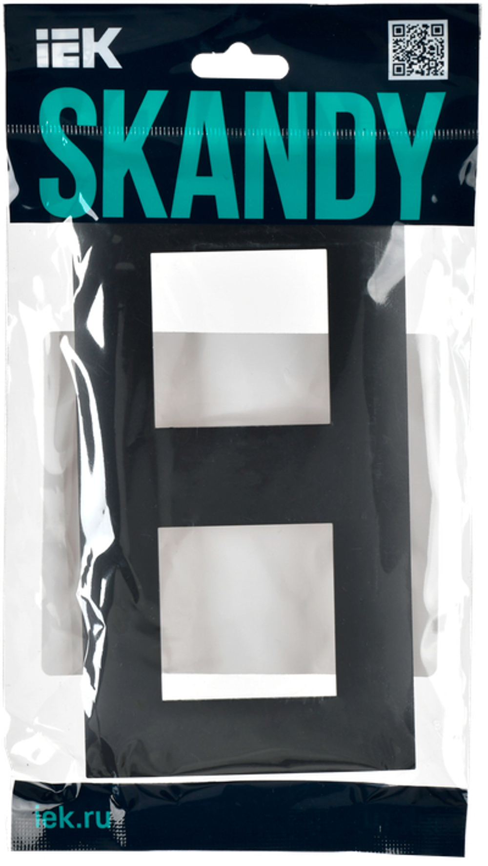 SKANDY Рамка 2-местная SK-F02G графит IEK