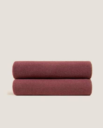 Плед 160x200 Frati Home Soft Viscose Bordeaux бордовый
