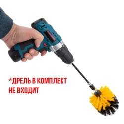 Щетки сменные для уборки, химчистки автомобиля, набор 4 пр. ISMA ISMA-7713