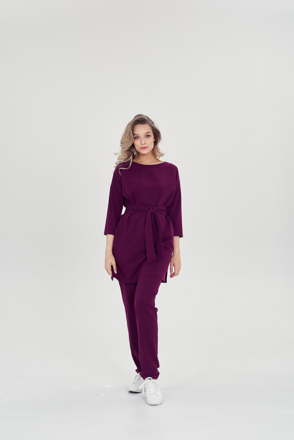 Блуза медицинская женская | Бл-365 3/4 либерти люкс