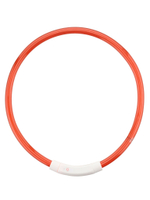 Petsona светодиодный ошейник для собак, USB, красный