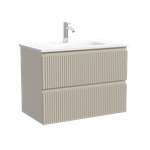 Тумба подвесная SANCOS Snob R 690х390х500, c двумя ящиками оснащенными доводчиками, Beige Soft , арт.SNR70/39CE