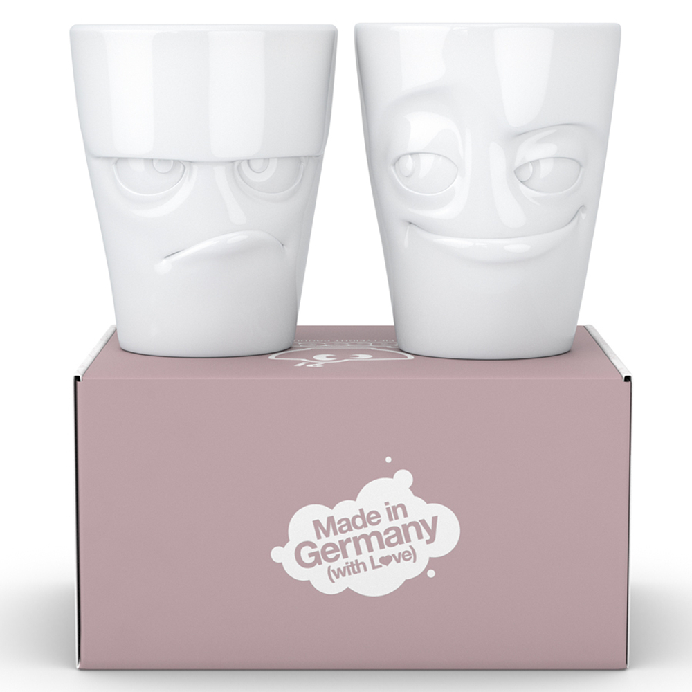 Набор кружек tassen grumpy & impish, 2 шт, 350 мл, белый