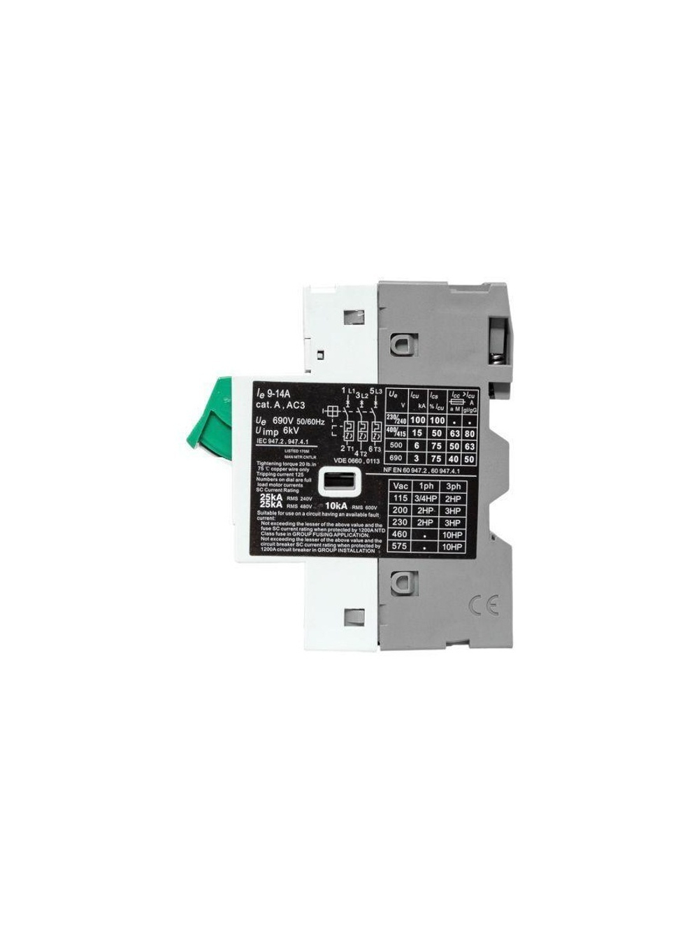 Выключатель автоматический для защиты двигателя АПД-32 9-14А EKF apd-me-14