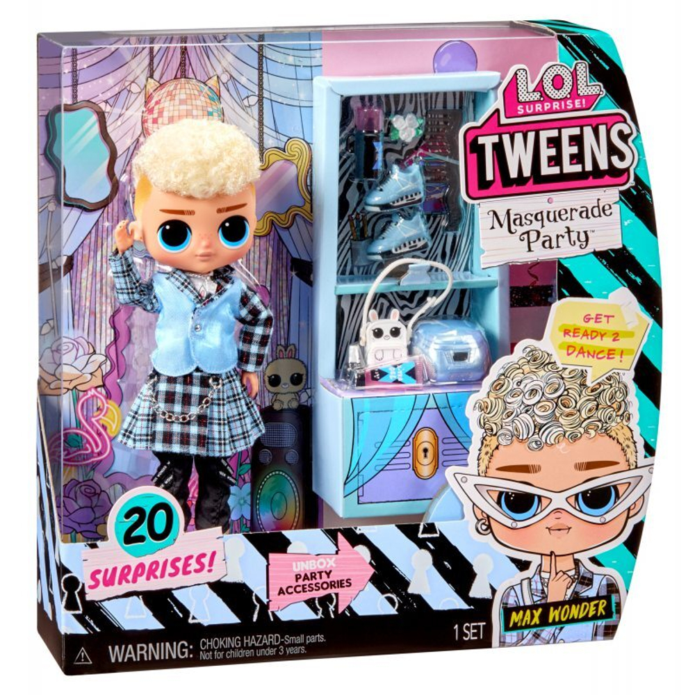 LOL SURPRISE - LOL Tweens Masquerade Party Max Wonder Teen Doll 584131