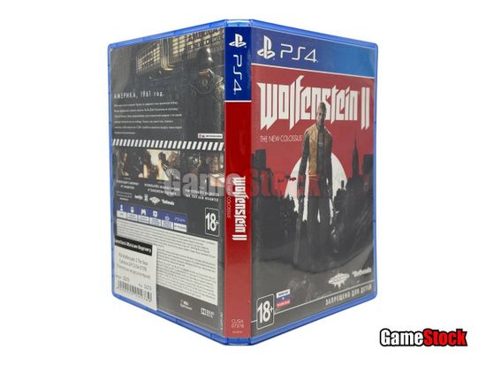 PS4 Wolfenstein 2 The New Colossus Б/У CUSA-07378 (Полностью на русском языке)