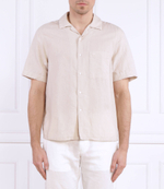 Льняная рубашка CUBAN Calvin Klein - экрю(K10K109521)