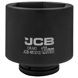 Головка ударная глубокая 120мм (6гр.), 1'' JCB JCB-485120120