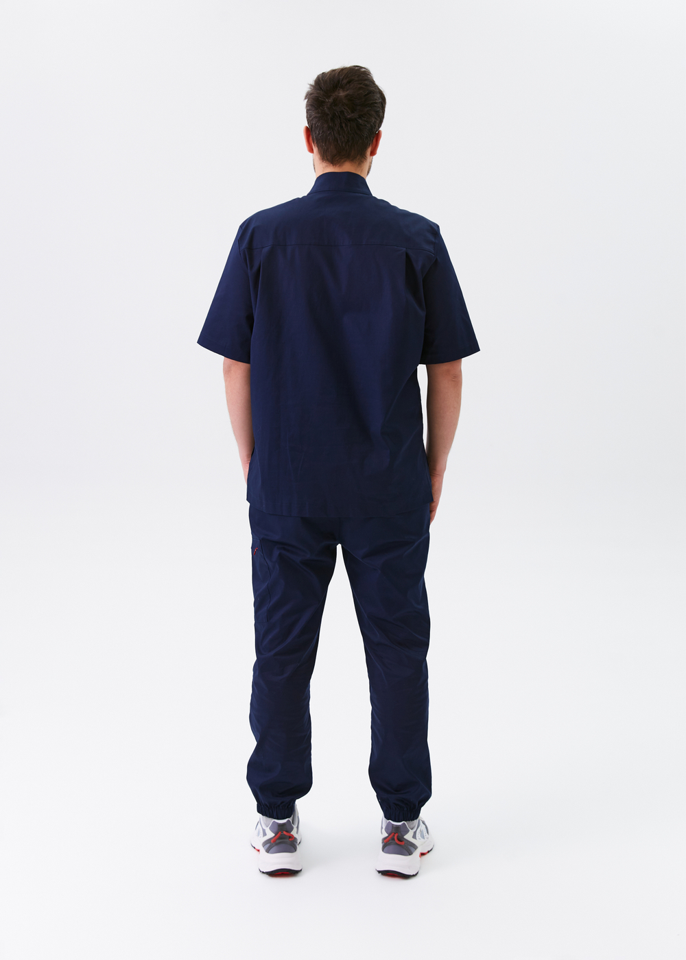 Топ медицинский унисекс Хэритаж, нэви хлопок