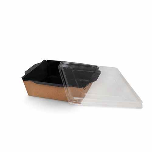 Салатник с крышкой ECO OpSalad BLACK EDITION 900 р-р 150х150х50 мм