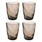 Набор стаканов hollow, 450 мл, серо-коричневый, 4 шт.