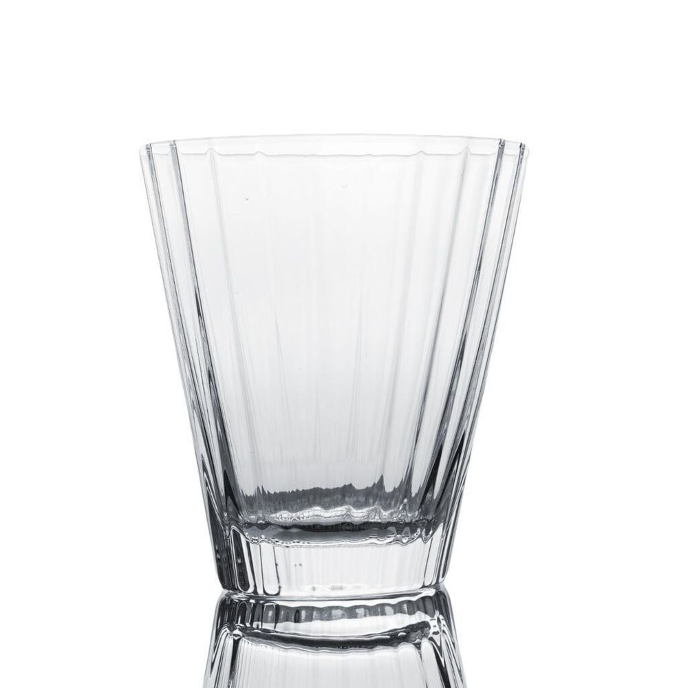 Стакан Олд Фэшн 340 мл "Fire Optical" d 9,4 см h10,7 см оптические грани дно овал P.L. - BarWare [6]
