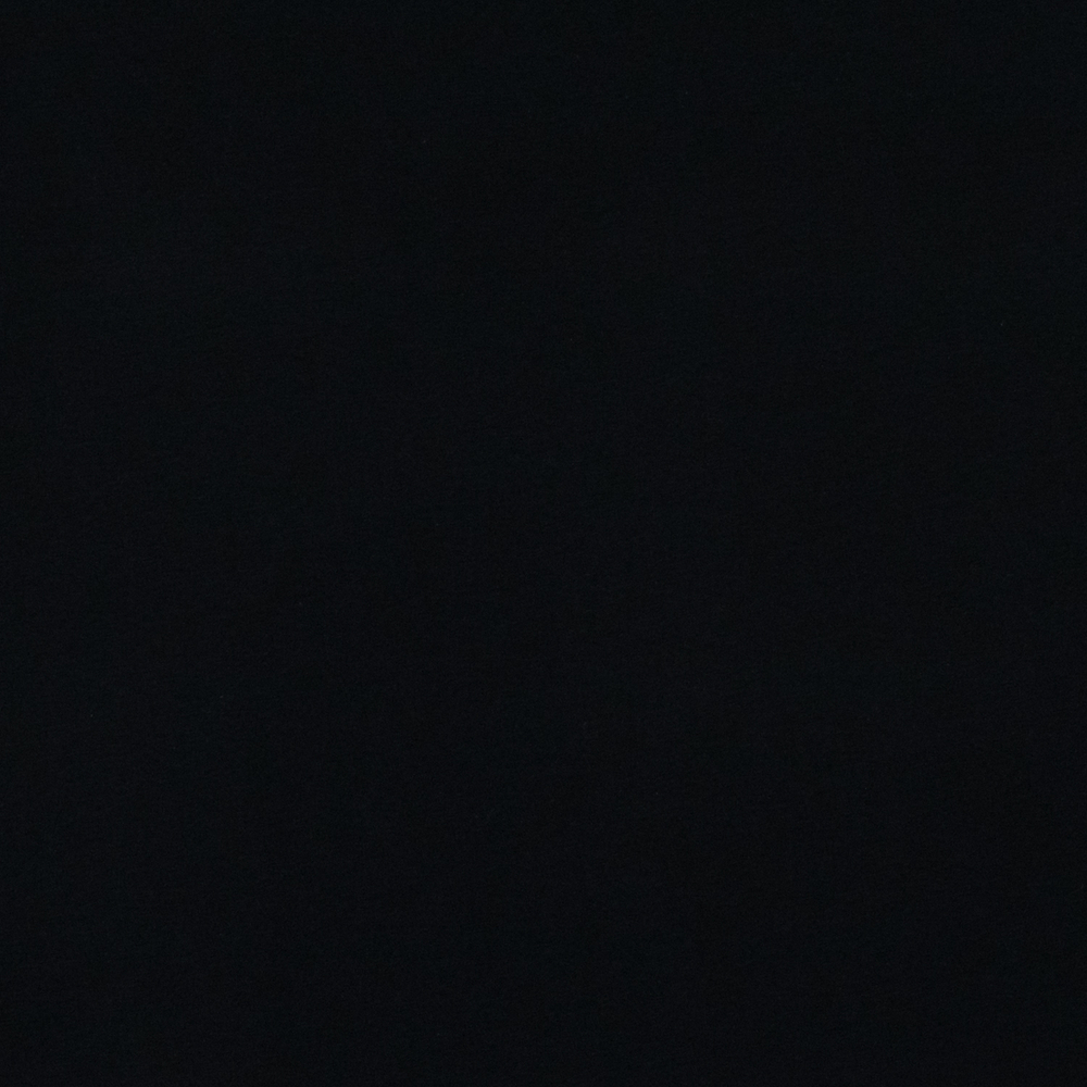 Тонкий хлопковый трикотаж чёрного цвета (136 г/м2)