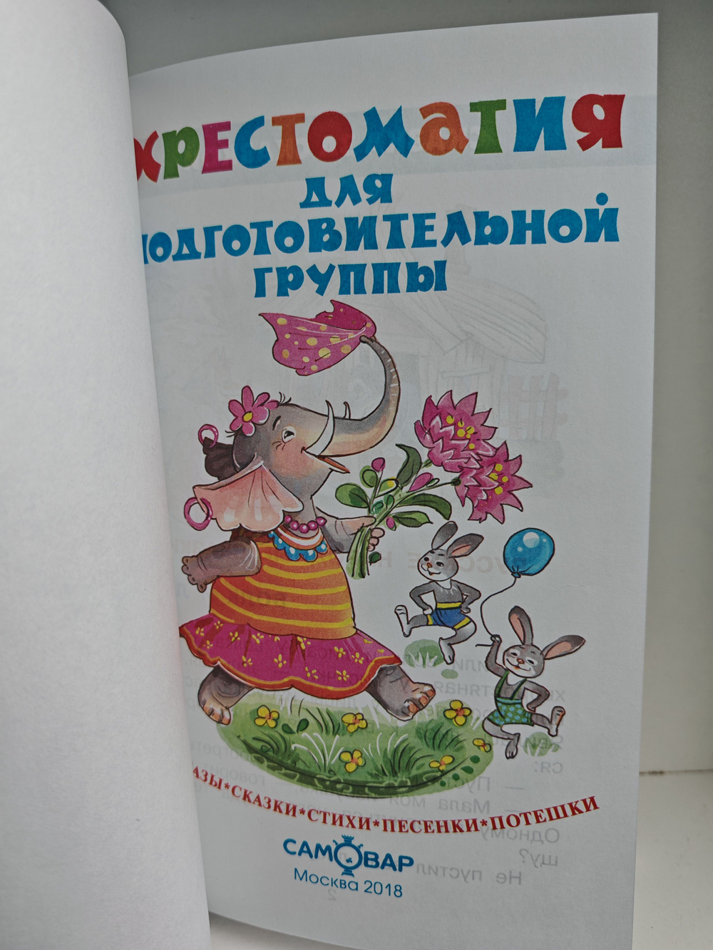 Хрестоматия для подготовительной группы. Библиотека детского сада