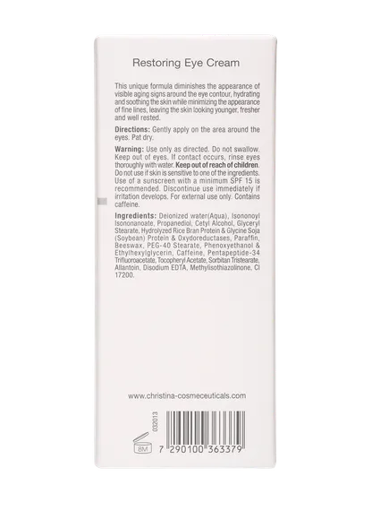 Восстанавливающий крем для кожи вокруг глаз