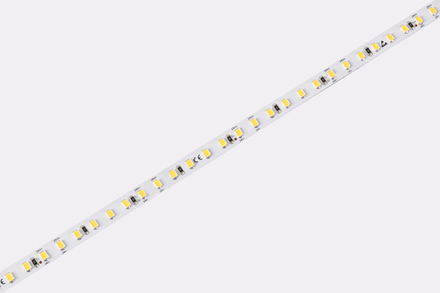 Лента светодиодная SMD тёпло-белая DC24V 8, 8W/m 3000K 825Lm/m 120д/м CRI>90 IP20,  упаковка 5 метров,  ширина 8мм,  высота 1, 5мм,  самоклейкая