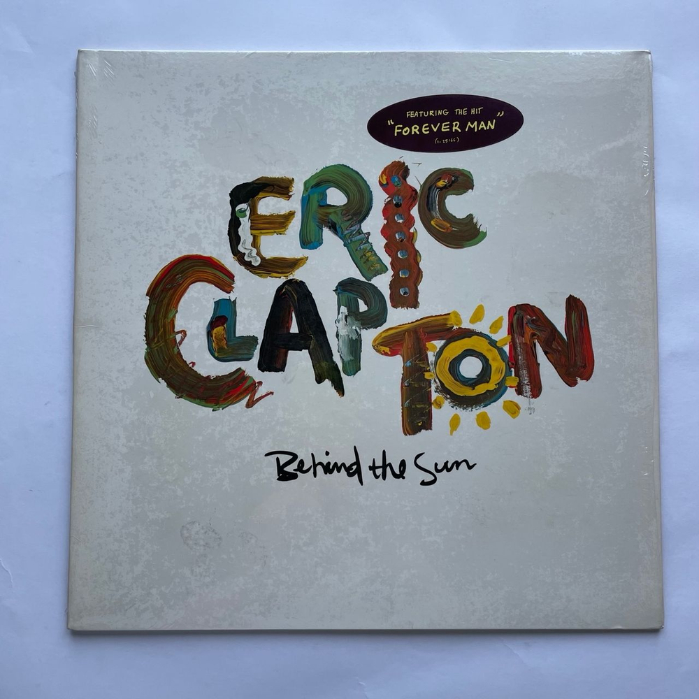 Винтажная виниловая пластинка LP Eric Clapton Behind The Sun (США 1985)