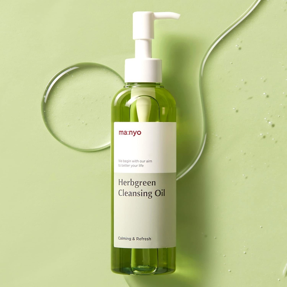 Manyo Herb Green Cleansing Oil гидрофильное масло на основе комплекса трав
