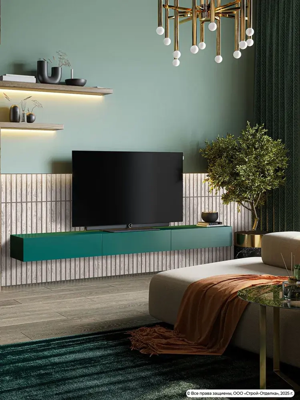 Декоративная стеновая панель ПВХ Дуб викинг 280х600 мм