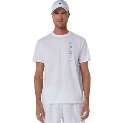 Мужская теннисная футболка Asics Game Seasonal Graphic - brilliant white