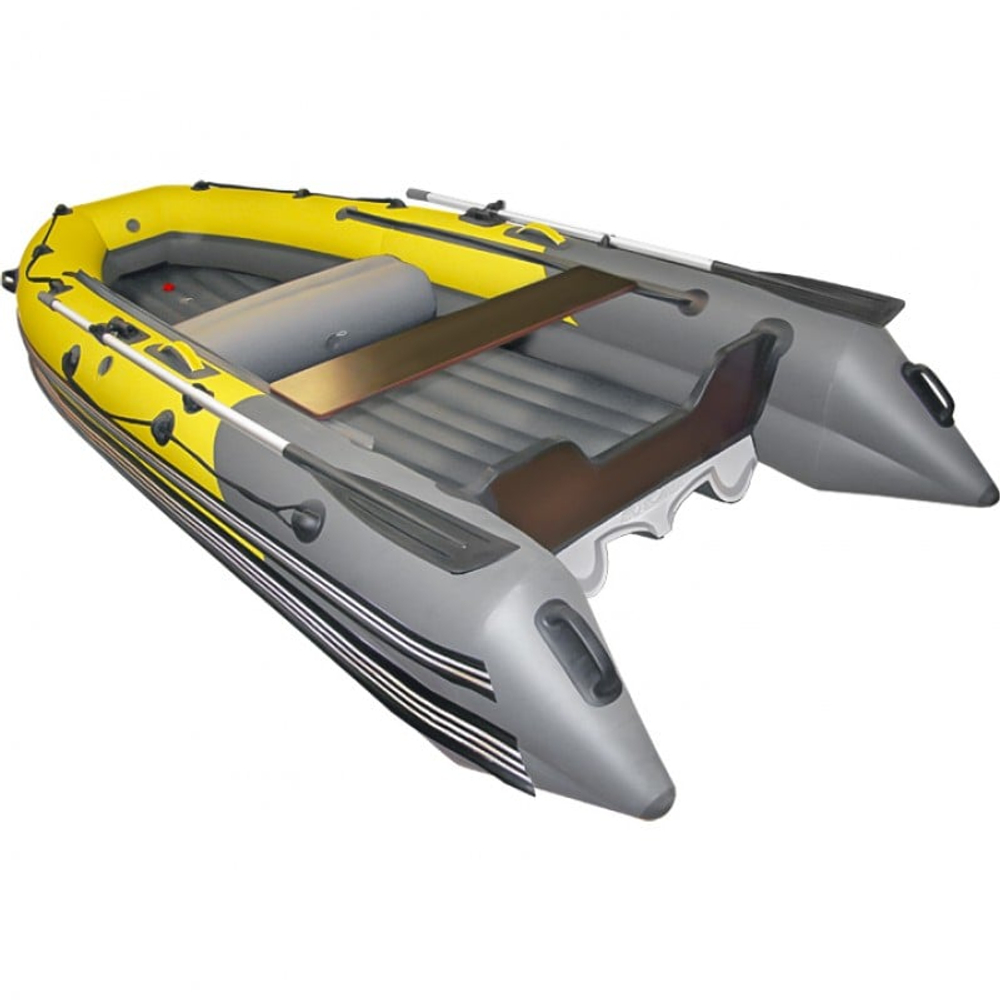 Лодка ПВХ SKAT Тритон 370 + 2х-тактный лодочный мотор MIKATSU M20FHS