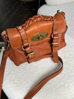 Женская сумка-сэтчел из натуральной винтажной кожи цвета whisky