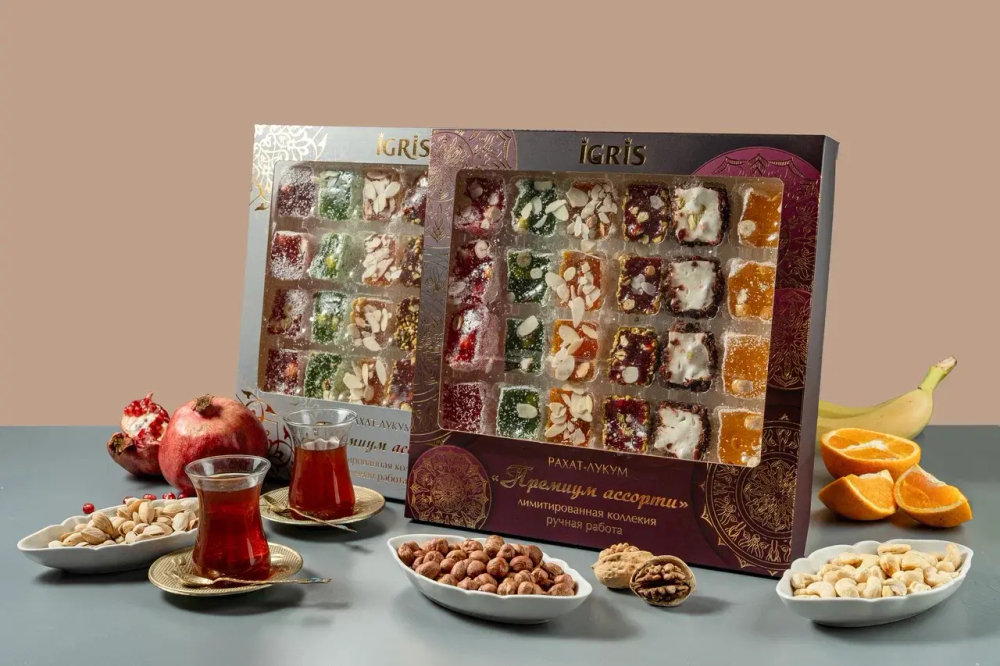 Рахат-лукум "Премиум ассорти" 900 грамм (GREY)