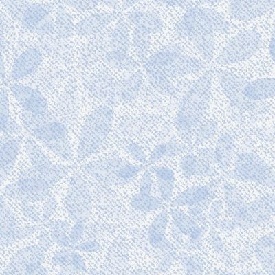 Деним - Голубая Джинсовая Текстура - Цветы