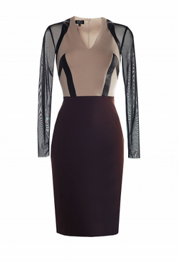 Платье с рукавом-регланом 09-17FW