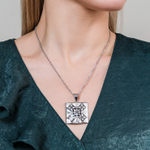 Колье Fiore Luna ENAMEL BLACK BP03194-1 BW/S