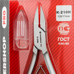 Кусачки для ногтей K-210H (ЗАТ) (вросший угол) 17мм Mastershop PRO