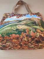 Гобеленовая сумка Клен (39х39х12)