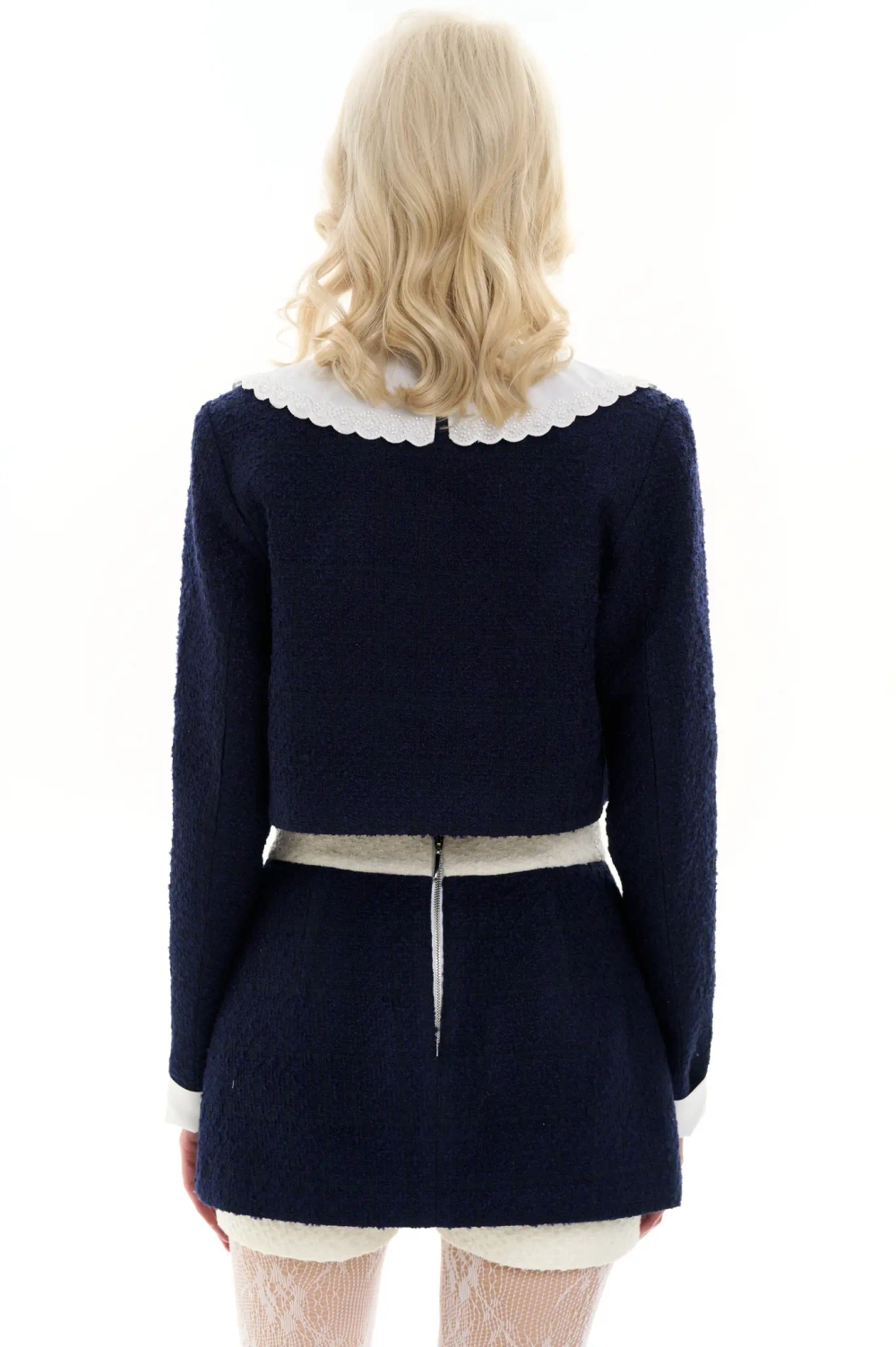 Юбка-шорты синие