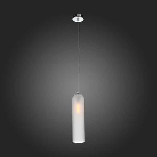 SL1145.153.01 Светильник подвесной ST-Luce Хром/Белый E27 1*60W CALLANA