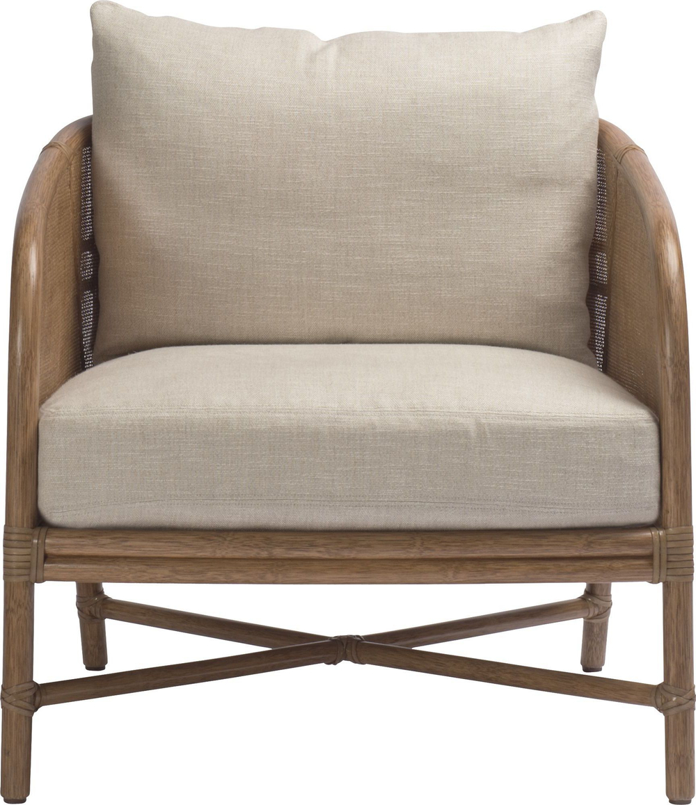 Кресло McGuire Plaid Lounge Chair
