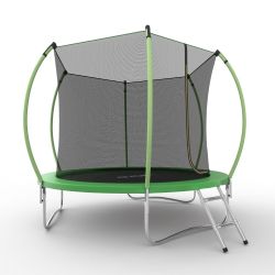 EVO JUMP Internal 8ft (Green) Батут с внутренней сеткой и лестницей, диаметр 8ft (зеленый)