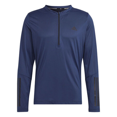 Мужское теннисное поло adidas Long Sleeve Men - Dark Blue