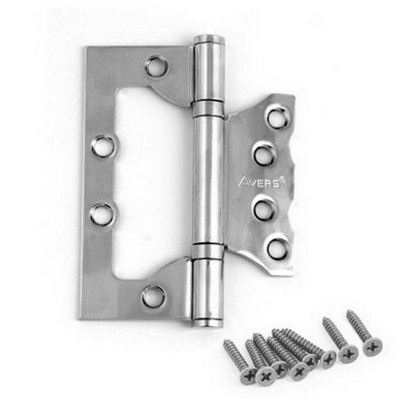 Петля НАКЛАДНАЯ Avers 100*75*2,5-B2-CR хром